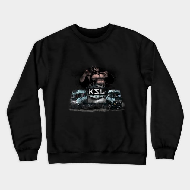 Gorilaz trucks KSL Crewneck Sweatshirt by CYBERRIOR